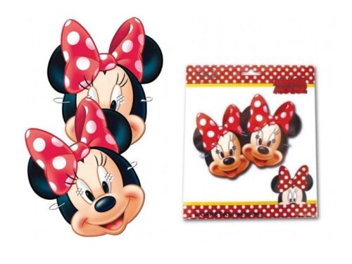 X 12 Minnie Mouse Dress up Carte Masques-Déguisements Fête Sac Remplissage Masque
