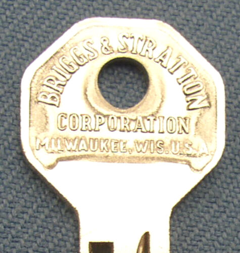 Rare BUICK NOS GV-14 Briggs /& Stratton Original Nickel Keys Set 1928 1929 1930