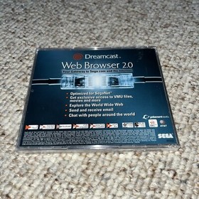 PlanetWeb Web Browser 2.0 (Sega Dreamcast) Sealed Shrink Wrap