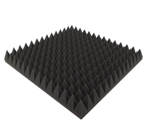 Akustikpur Pyramidenschaumstoff 7cm SELBSTKLEBEND Akustik Schaumstoff Dämmung