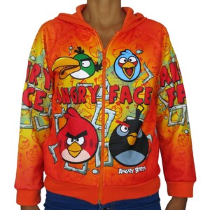 new this is my angry birds orange hoodie zip jacket size 8 6 4 ebay new this is my angry birds orange hoodie zip jacket size 8 6 4 ebay