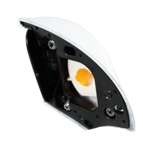White Rearview Mirrors W//Turn Signal Amber for BMW R1100 RT R1100 RTP R1150 RT