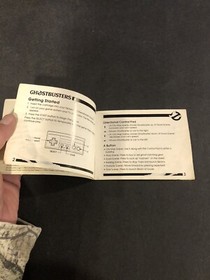 ghostbusters nes Manual only