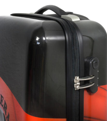Valise voyage valise coque rigide valise trolley motif em wm football taille xl 74cm 97l