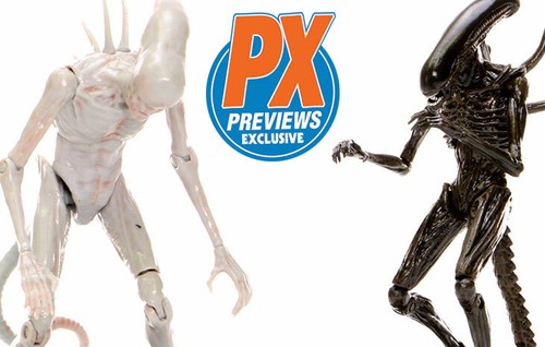 Alien Covenant Previews Exclusive 1//18 Scale Neomorph Action Figure Hiya Toys