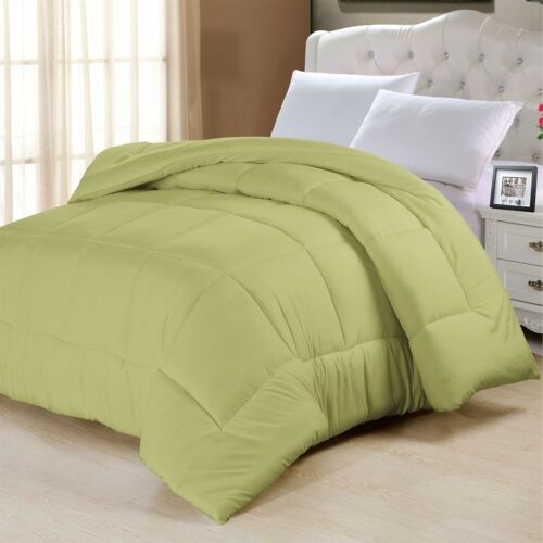 200//300 GSM 1000 TC Egyptian Cotton 1 PC Comforter Super King Size /& Solid Color