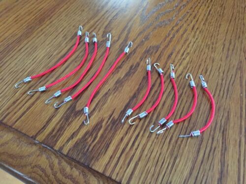 1//10 Scale Bungee CORDS Hand Made.5 Inch//6 Inch...RC4WD.Crawlers.Axial.RED 10