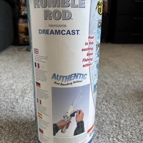 Mad Catz Rumble Rod fishing rod controller for SEGA Dreamcast CIB