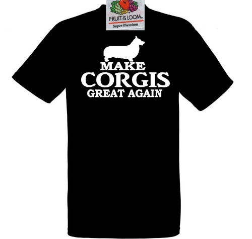 Corgi Dog T Shirt Great Again