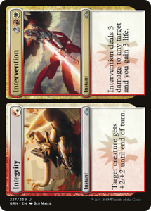 4 INTEGRITY INTERVENTION ~mtg NM/M Guilds of Ravnica Unc x4 