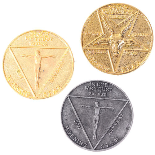 Lucifers Morning Star Satan Pentecostal Coin Specie Cosplay Collectible CoinsQ0E