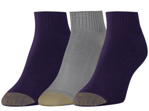 Gold Toe Women/'s Ultra Soft French Quarter Lowcut Casual Socks 3 Pack 5565