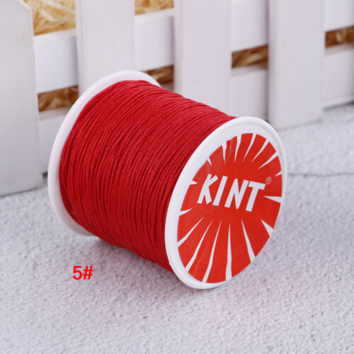 0.8mm Nylon cord thread Chinese knot macrame rattail bracelet braided string  FH