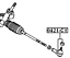 3817.74 0421-CY Genuine Febest Steering Tie Rod End 4422A018 MR508650