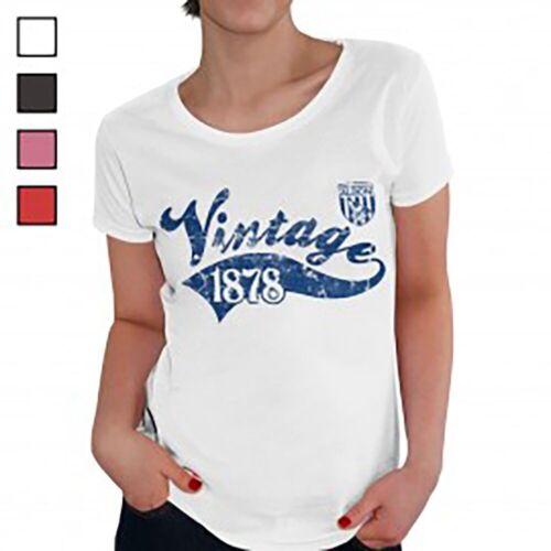 West Bromwich Albion F.C Personalised Ladies T-Shirt VINTAGE