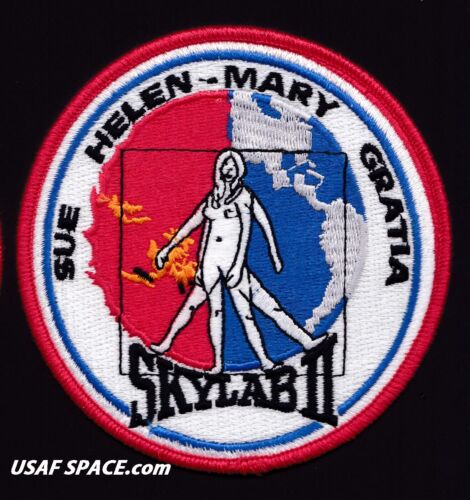 SKYLAB II WIVES NASA FULLY EMBROIDERED SPACE PATCH AUTHENTIC AB Emblem USA 