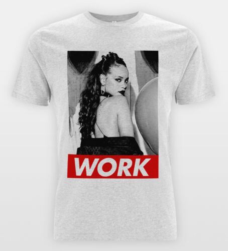 Trabajo Rihanna T-Shirt anti música fresca Riri Tour Pop Tee 