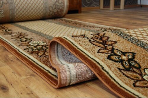 show original title Details about  / Thick modern rug primo brown-plaid width 70-140cm fashion