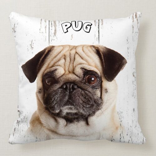 18/'/' Animal Puppy Dog Throw Pillow Case Sofa Waist Cushion Cover Home Decor