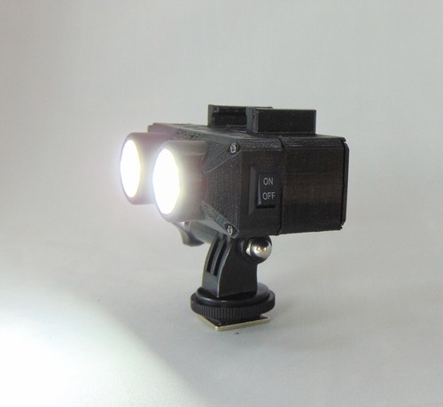 Ghost Light™ GL7-PRO-MINI-GPW20 20 Watt LED White Light for GoPro Camera /& Video