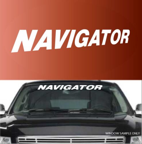 Navigator Cool Fun Windshield Banner Auto Decal 40/"