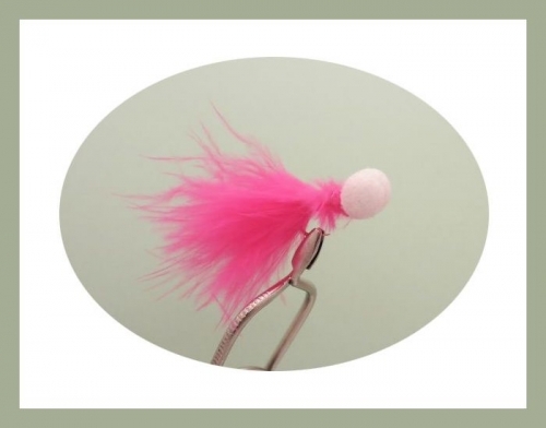 Still Water Fishing Flies 12 Pack Booby Trout Flies Pink Red /& Black Size 10