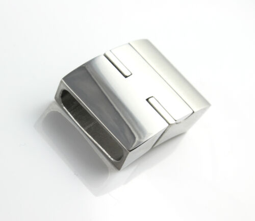 Edelstahl Magnetverschluss ID 17 x 5 mm Schmuck herstellen Armband 