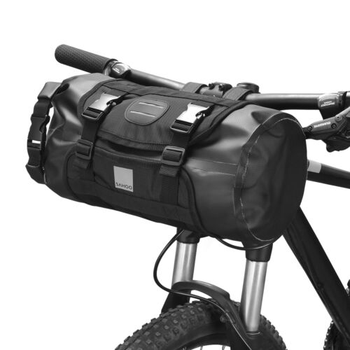 Waterproof Bike Handlebar Bag Large Capacity MTB Bicycle Front Storage Pack N4I2