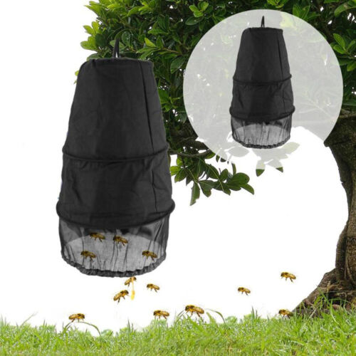 Black Beekeeper Bee Hive Cage Swarm Trap Swarming Catcher Gather Beekeeping~