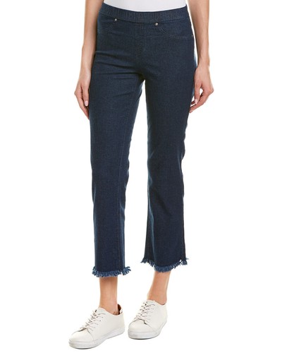 Hue Raw Fringe Denim Skimmer Women/'s