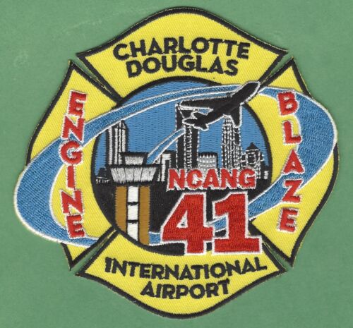 CHARLOTTE DOUGLAS INT'L AIRPORT NORTH CAROLINA FIRE DEPARTMENT ARFF PATCH 