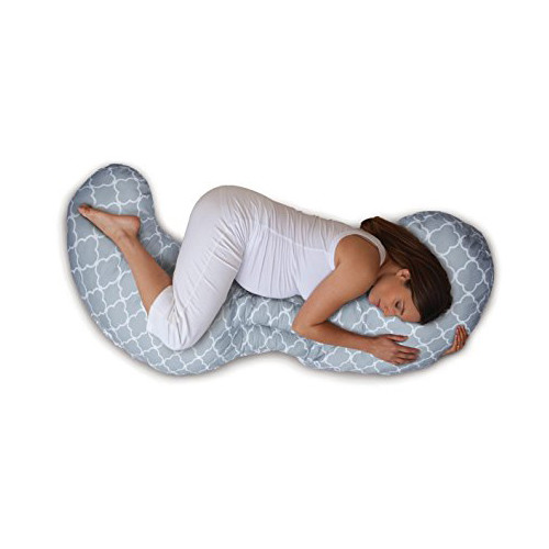 CHICCO Boppy Total Body Pillow Schwangerschaftskissen Single Farbe Glacier
