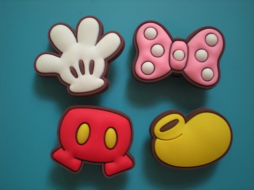 Clog Shoe Charms Button Plug Accessories WristBand Lace Adapter Mickey Mouse