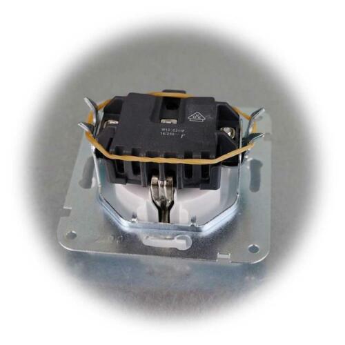 Milos Réservoir Starter-Kit PRO 16er Set Prise de courant interrupteur avec cadre blanc mat