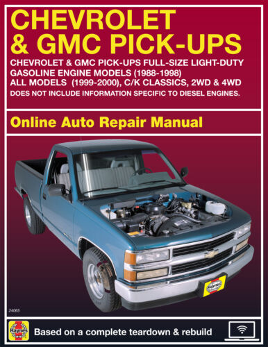 1995 Chevrolet K1500 Haynes Online Repair Manual-Select Access