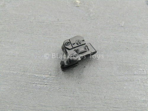 Black 1//6 Scale Toy SIGHT Rear AR Sight