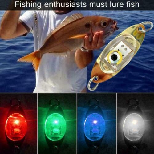 LED Deep Drop Underwater Eye Shape Fishing Squid Fish Flashing Lamp S Lure O3K9 