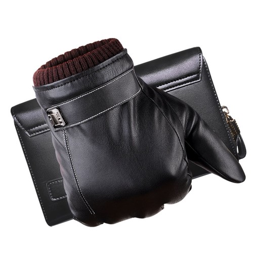 Womens Touch Screen Leather Gloves Fashion Winter Warm Soft Driving Gloves New