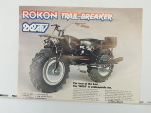 Vintage Rokon Trail-Breaker Automatic 2x2 ATV Motorcycle ...