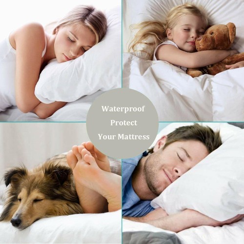 Cubre De Colchon Para.Camas Impermeable Protector De Derrames Y Manchas