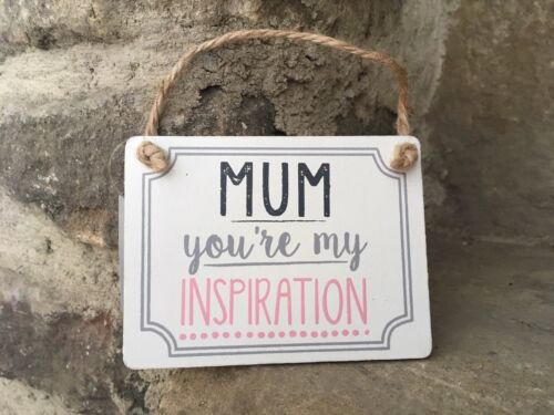Gisela Graham wooden Mum Dad Grandma love inspiration sentiment sign 10cm 
