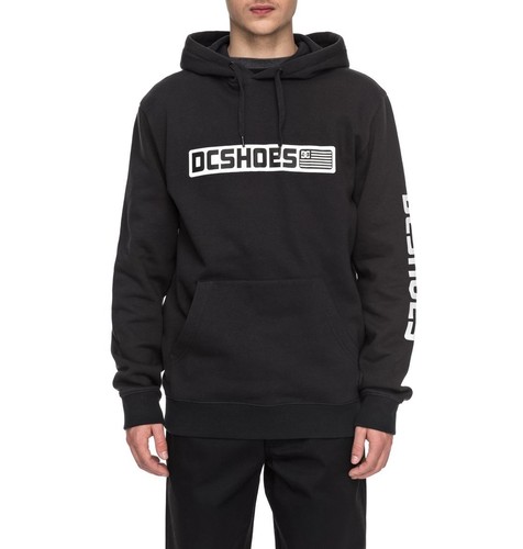 DC SHOES REPLICA Felpa con Cappuccio Nero