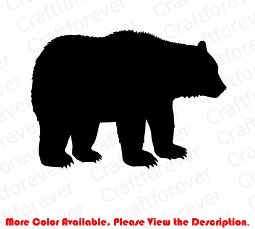 CALIFORNIA BLACK//POLAR BEAR Sticker Grizzly Outdoor Car Window Vinyl Decal AM006