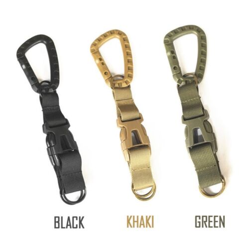 Tactical Quick Release Buckle Keyring Backpack Belt Buckle Key Chain Hook