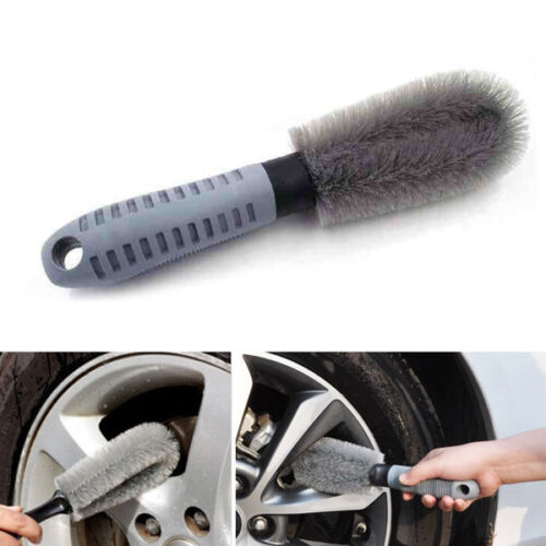 2Pcs Car Motorcycle Wheel Tire Rim Hub Cleaning Brush Wash Scrub Tools Charming