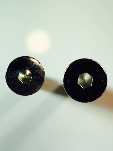 3//8-16 X 1-1//2/" chrome flat head screws 2 Pcs