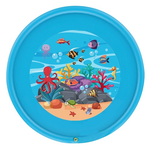 Inflatable Baby Water Sprinkler Mat Play Children Best Tummy Time Toy