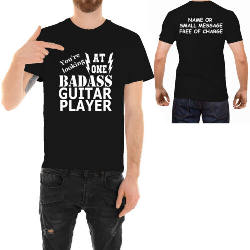 Badass Guitar Player  T-shirt  Funny Ideal Father day Birthday Gift for Him
