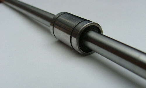 6MM LINEAR SHAFT GUIDE AND BEARING LM6UU 300MM LONG ROD 19MM LONG 12MM DIA