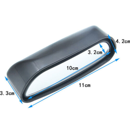 Car Wide Angle Mirror Convex Rearview Side View Mirror Blind Spot Mirrors TDCA